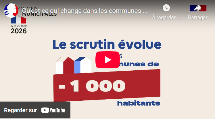 Qu'est-ce qui change dans les communes de moins de 1 000 habitants ? Élections municipales 2026